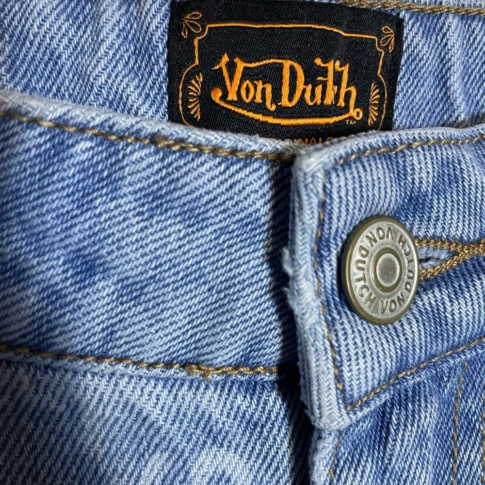 Von Dutch Blue Jeans with Colorful Patches size 26 - Picture 6 of 15